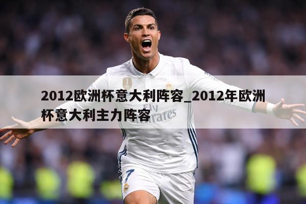 2012欧洲杯意大利阵容_2012年欧洲杯意大利主力阵容