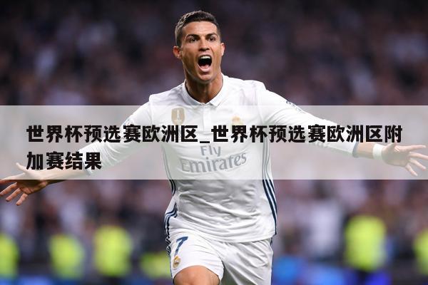 世界杯预选赛欧洲区_世界杯预选赛欧洲区附加赛结果